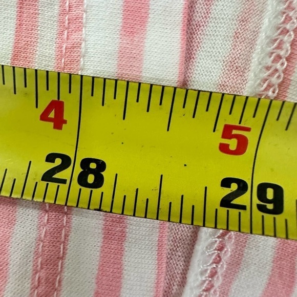 B. Draddy Golf Polo Pink + White Striped Men's Large - Picture 14 of 14